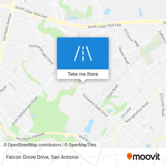 Falcon Grove Drive map
