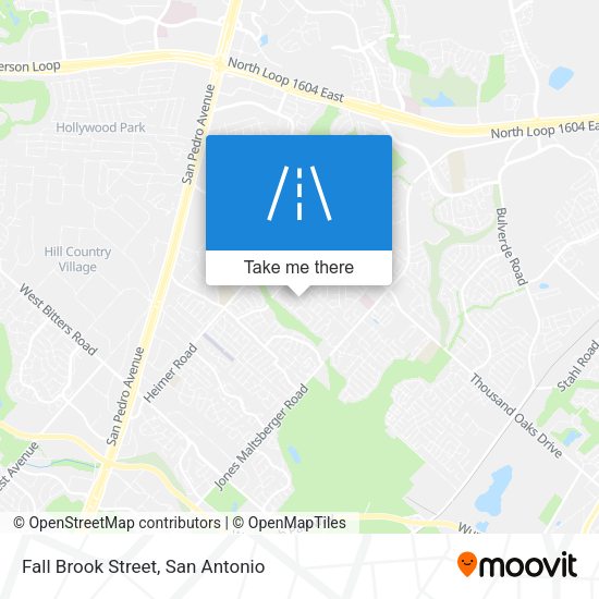 Fall Brook Street map