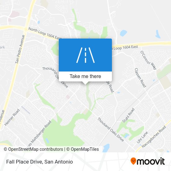 Fall Place Drive map