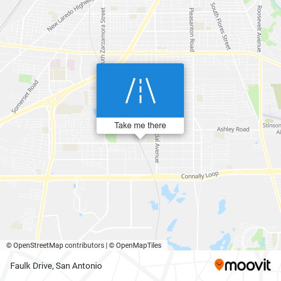 Faulk Drive map