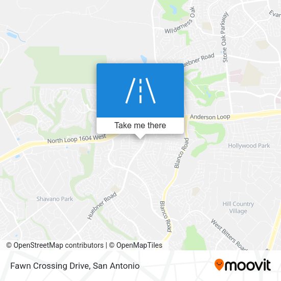 Fawn Crossing Drive map