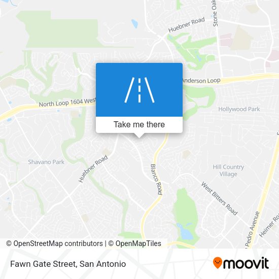 Fawn Gate Street map