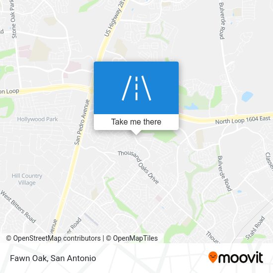 Mapa de Fawn Oak