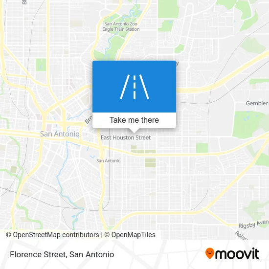 Mapa de Florence Street