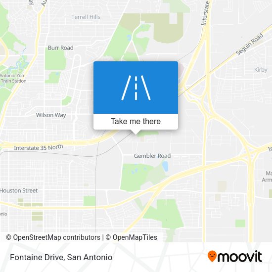 Fontaine Drive map