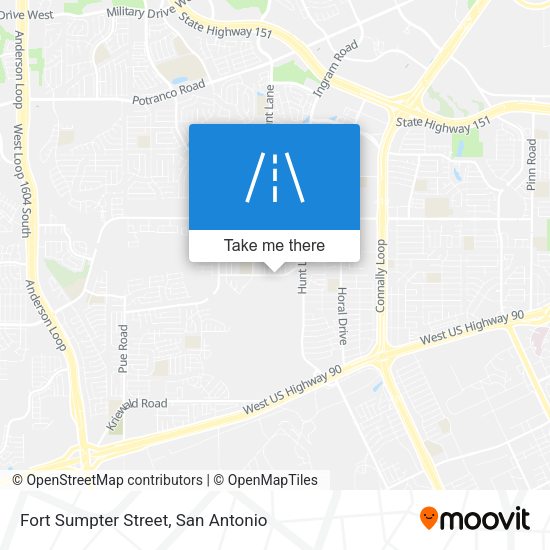 Fort Sumpter Street map