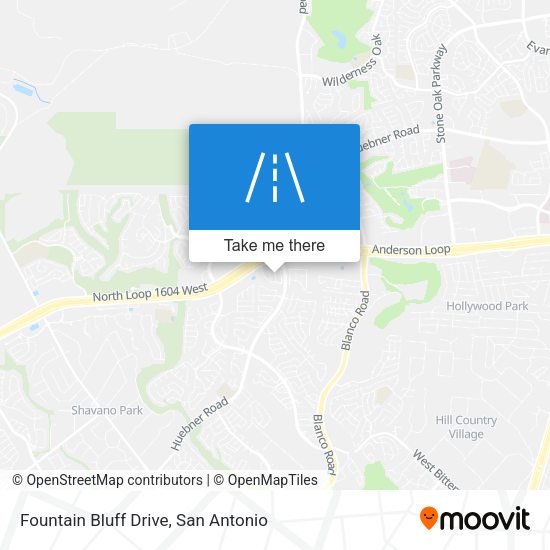 Mapa de Fountain Bluff Drive