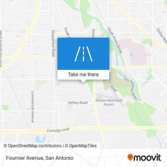 Mapa de Fournier Avenue