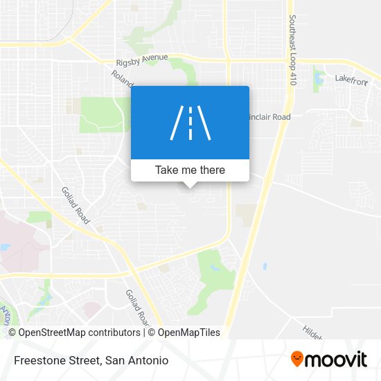 Mapa de Freestone Street