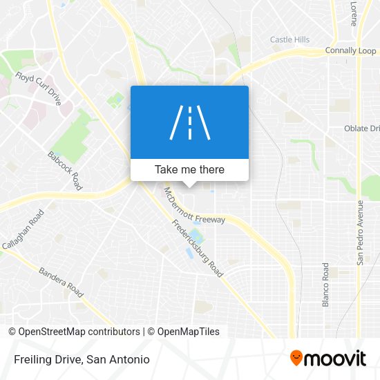 Freiling Drive map