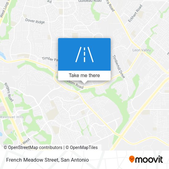French Meadow Street map