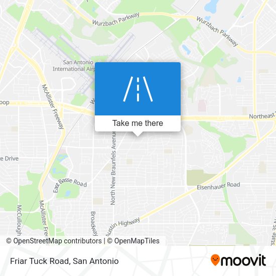 Friar Tuck Road map