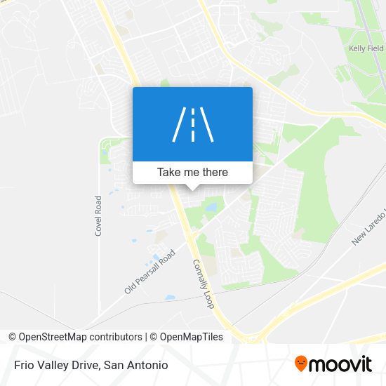Frio Valley Drive map