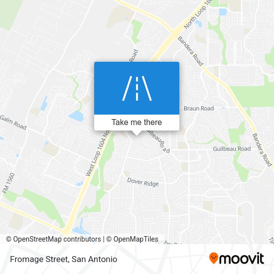 Fromage Street map
