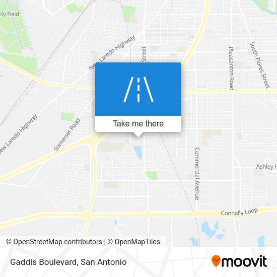 Gaddis Boulevard map