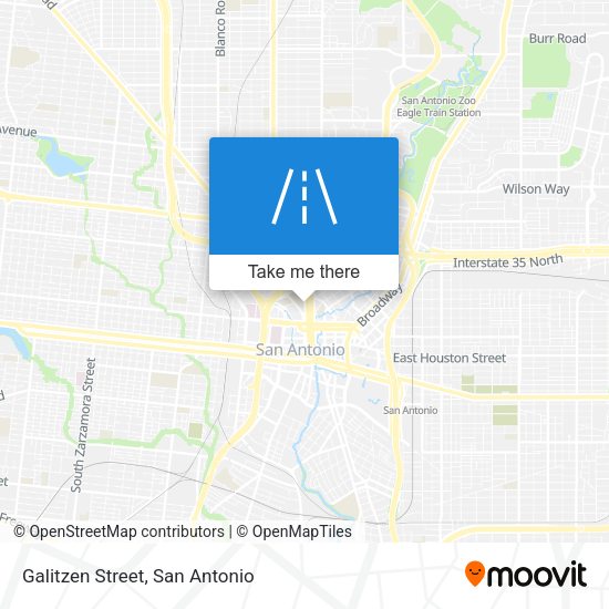 Mapa de Galitzen Street