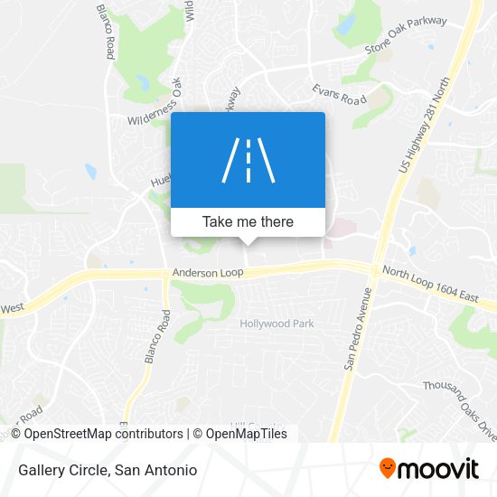 Mapa de Gallery Circle