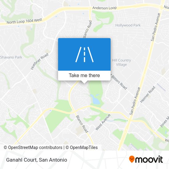 Mapa de Ganahl Court