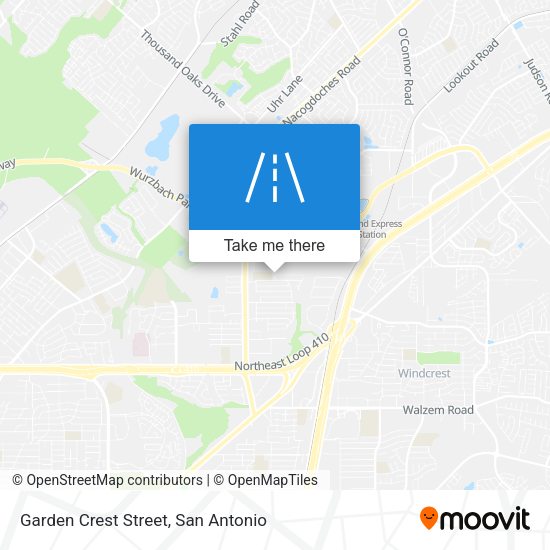 Mapa de Garden Crest Street