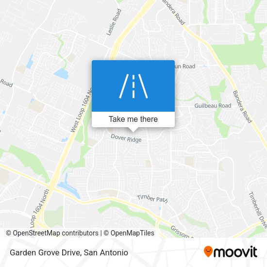Garden Grove Drive map