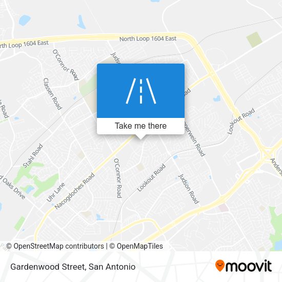 Gardenwood Street map