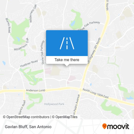 Mapa de Gavlan Bluff