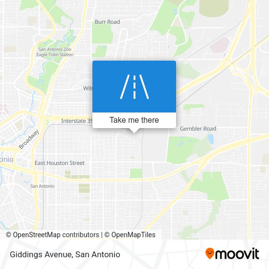Giddings Avenue map