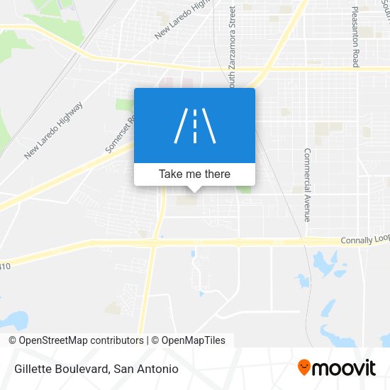 Gillette Boulevard map