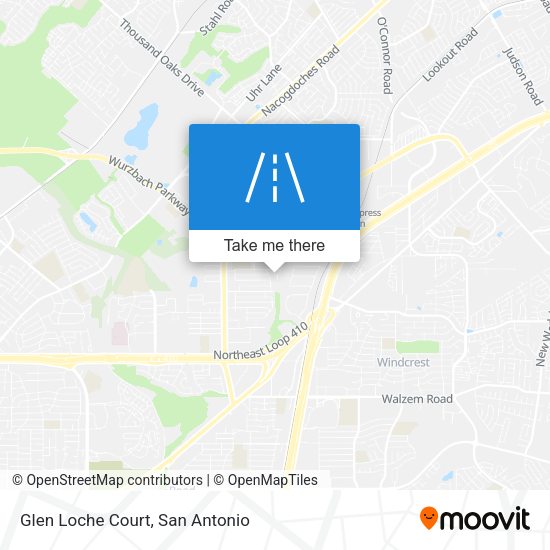 Glen Loche Court map