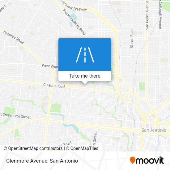 Mapa de Glenmore Avenue