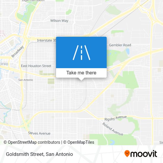 Goldsmith Street map