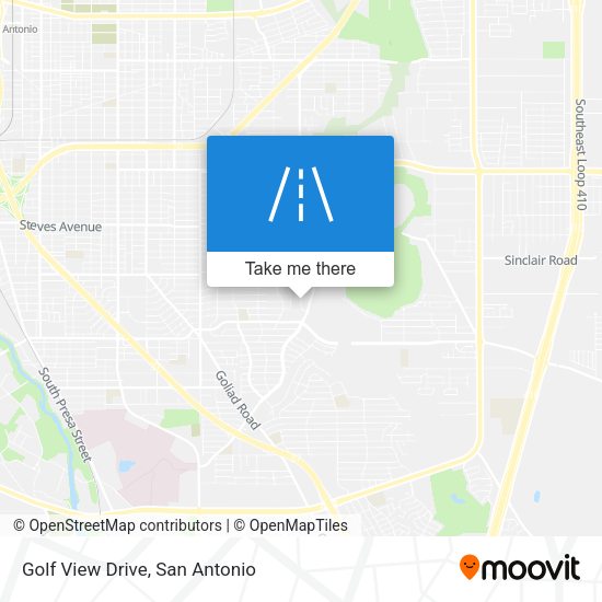 Golf View Drive map