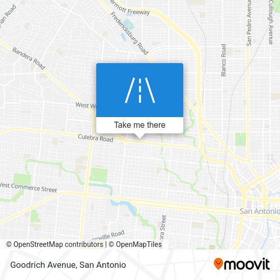 Goodrich Avenue map