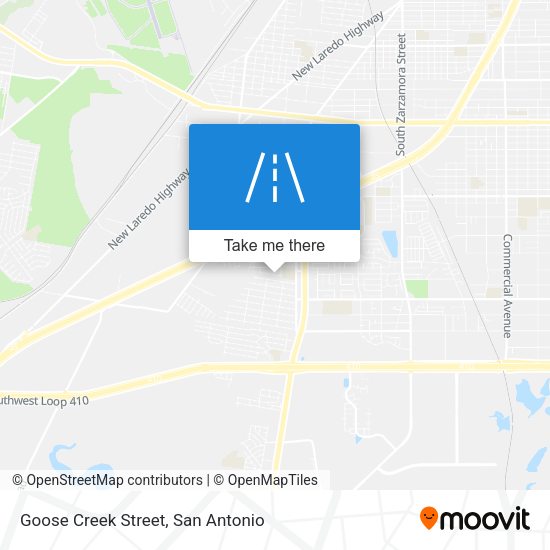 Goose Creek Street map