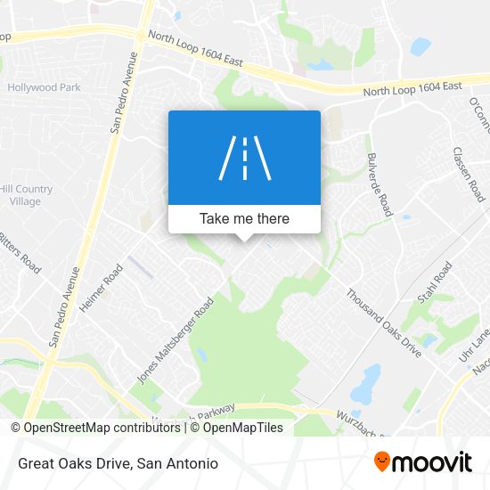 Mapa de Great Oaks Drive