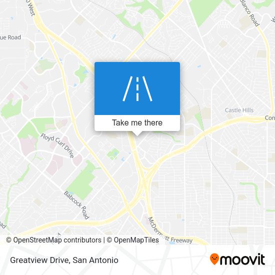 Greatview Drive map