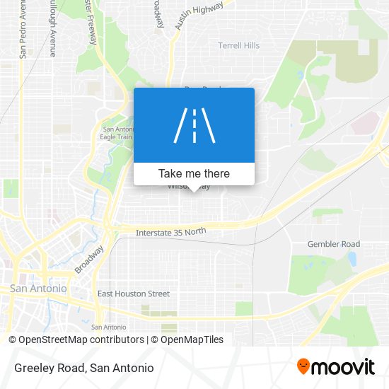 Greeley Road map