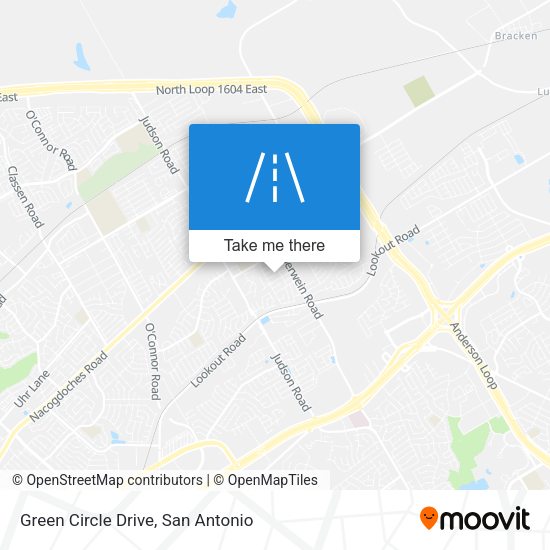 Green Circle Drive map