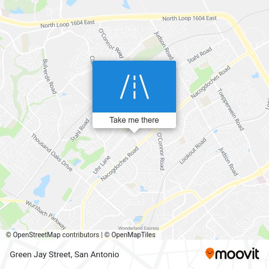 Green Jay Street map
