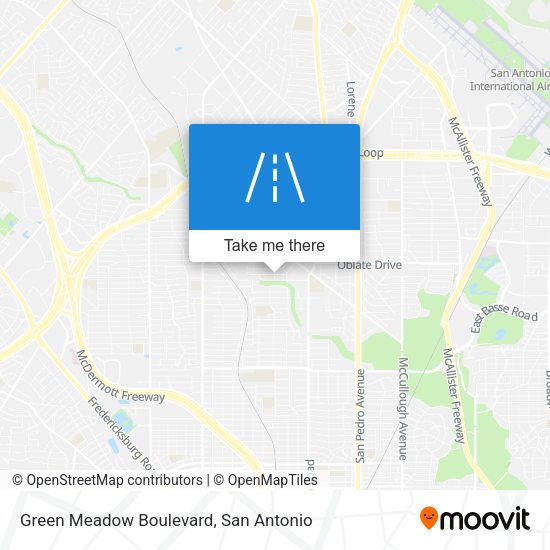 Green Meadow Boulevard map