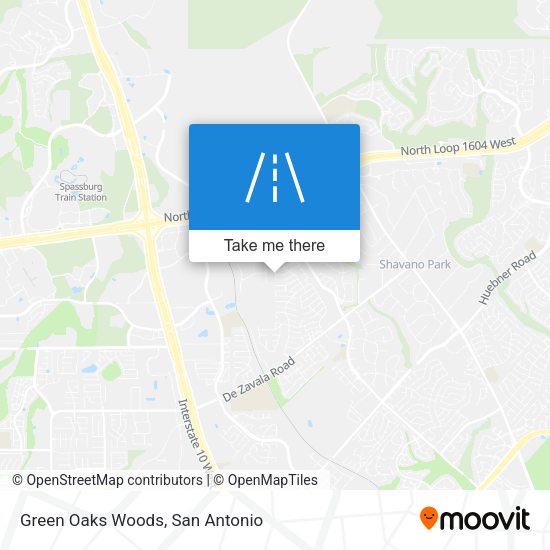 Mapa de Green Oaks Woods