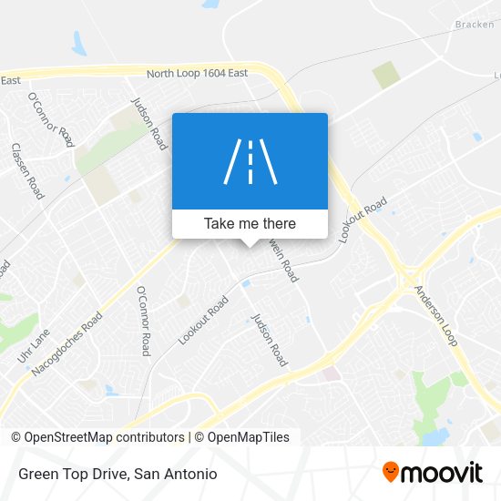 Green Top Drive map