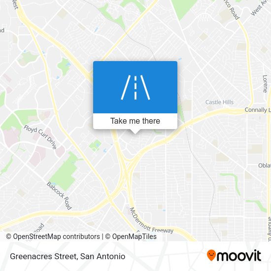 Greenacres Street map