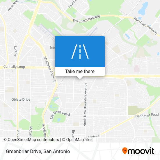 Mapa de Greenbriar Drive