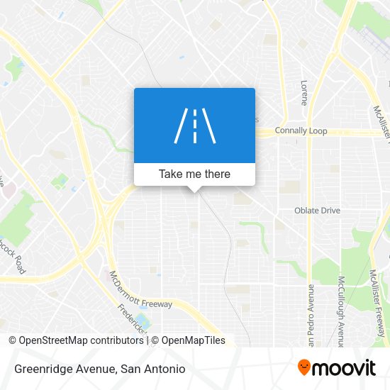 Greenridge Avenue map