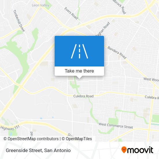 Greenside Street map