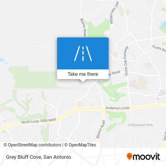 Grey Bluff Cove map