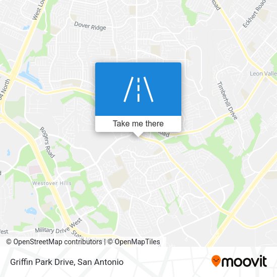 Griffin Park Drive map