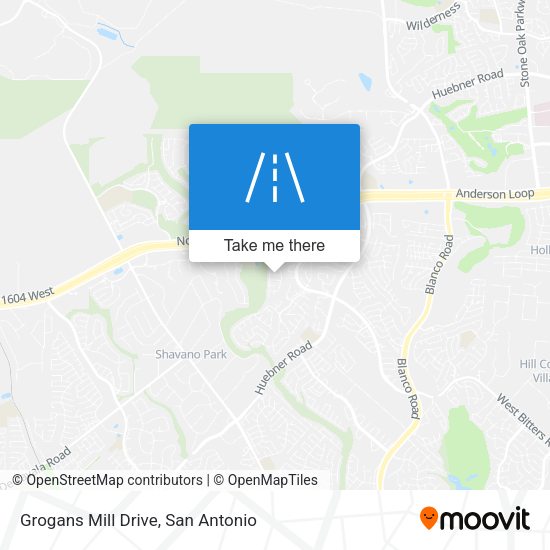 Mapa de Grogans Mill Drive
