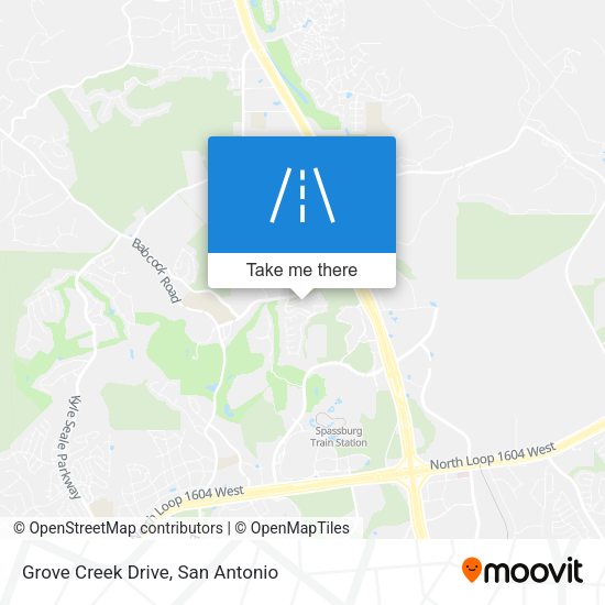 Mapa de Grove Creek Drive